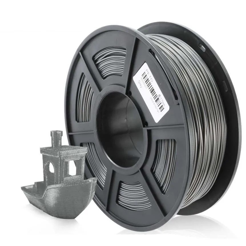 

PETG 1kg 1.75mm 3D Printer Filament 1KG petg Пластик Gery Color Good Acid And Alkali Resistance